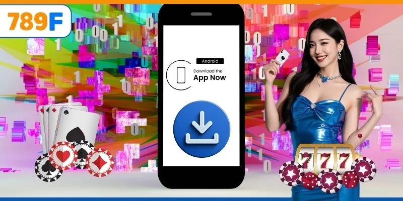 Giao diện của app 789F trên điện thoại